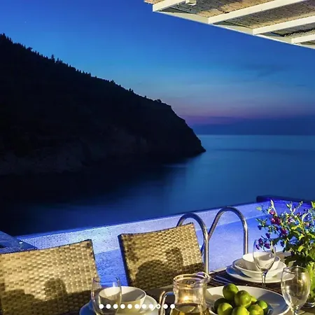 Exquisite Kefalonia Arystar 1 Bedroom Seafornt Spectacular Sea Views Private Outdoor Infinity Pool Assos * Asos