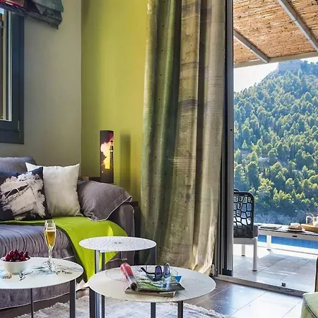 Exquisite Kefalonia Arystar 1 Bedroom Seafornt Spectacular Sea Views Private Outdoor Infinity Pool Assos